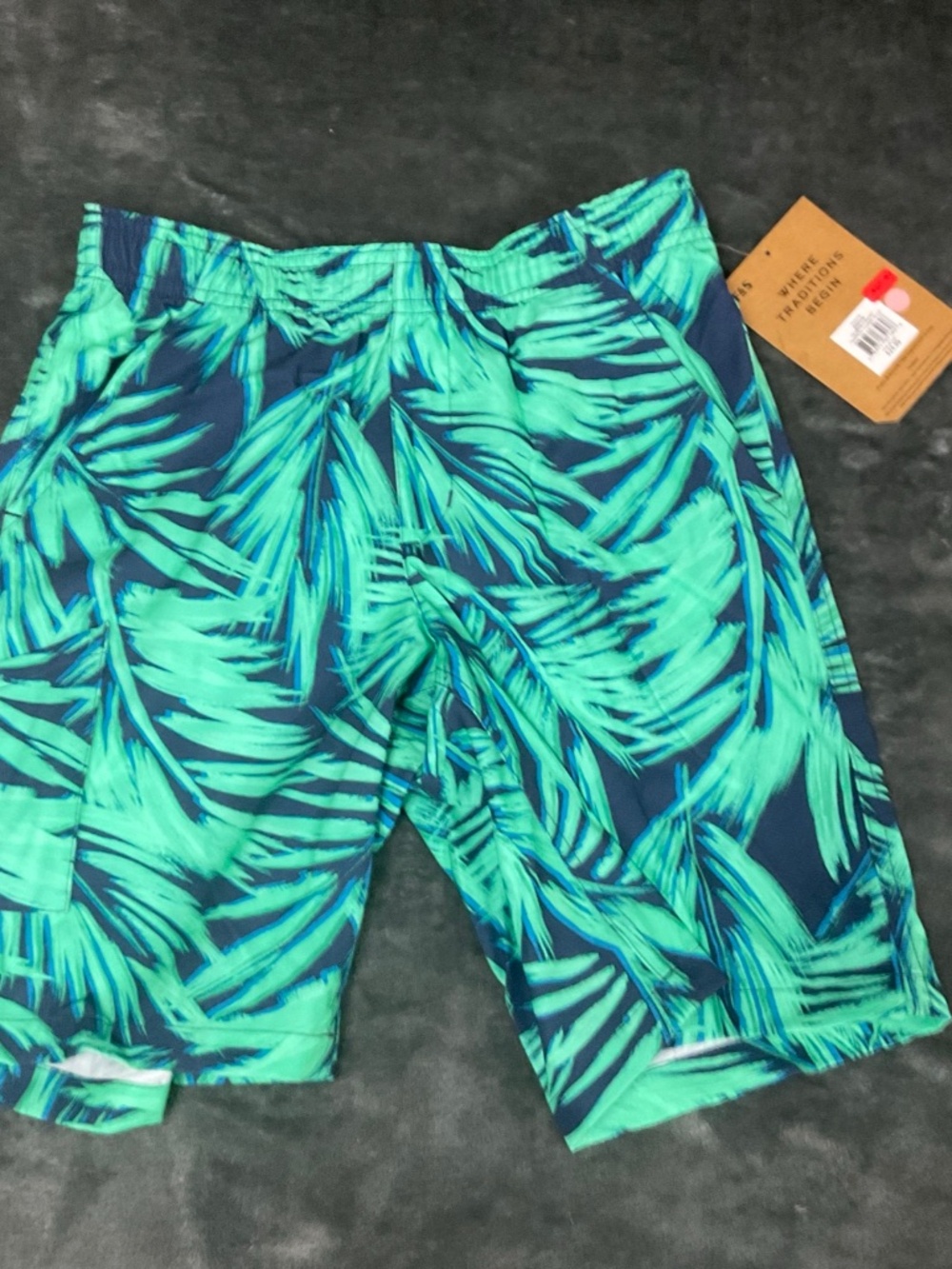 Field & Stream HARBOR 2 Short Tropical FLORAL BLUE Youth MEDIUM